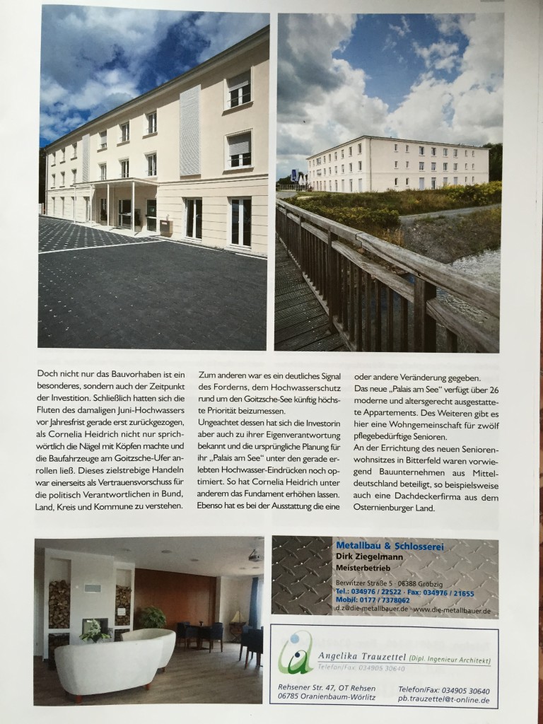 Palais am See, BTF 2